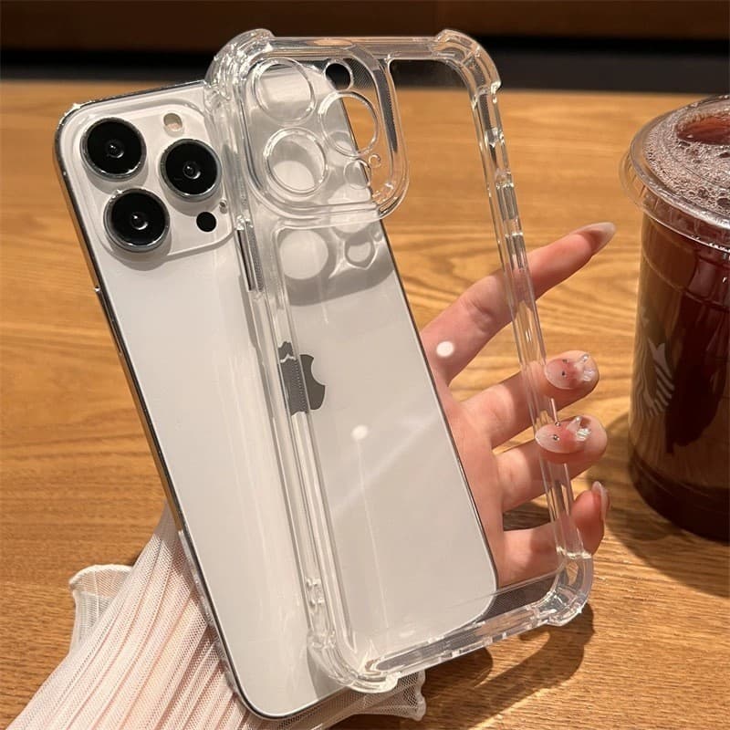 Capa Capinha Tpu Anti Impacto Transparente Para IPhone XS XR 11 12 13 14 15 16 17PROMAX AIR Pronto Entrega