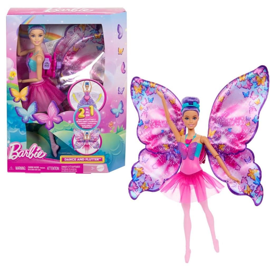 Boneca Barbie Bailarina Borboleta Articulada - Mattel