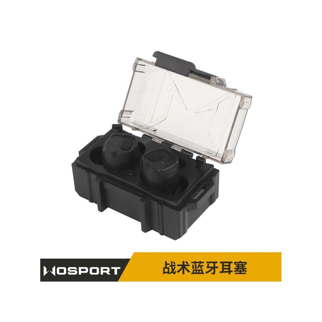 WoSporT tático bluetooth fones de ouvido bluetooth 5.3 conexão captador eletrônico redução de ruído fones de ouvido de p
