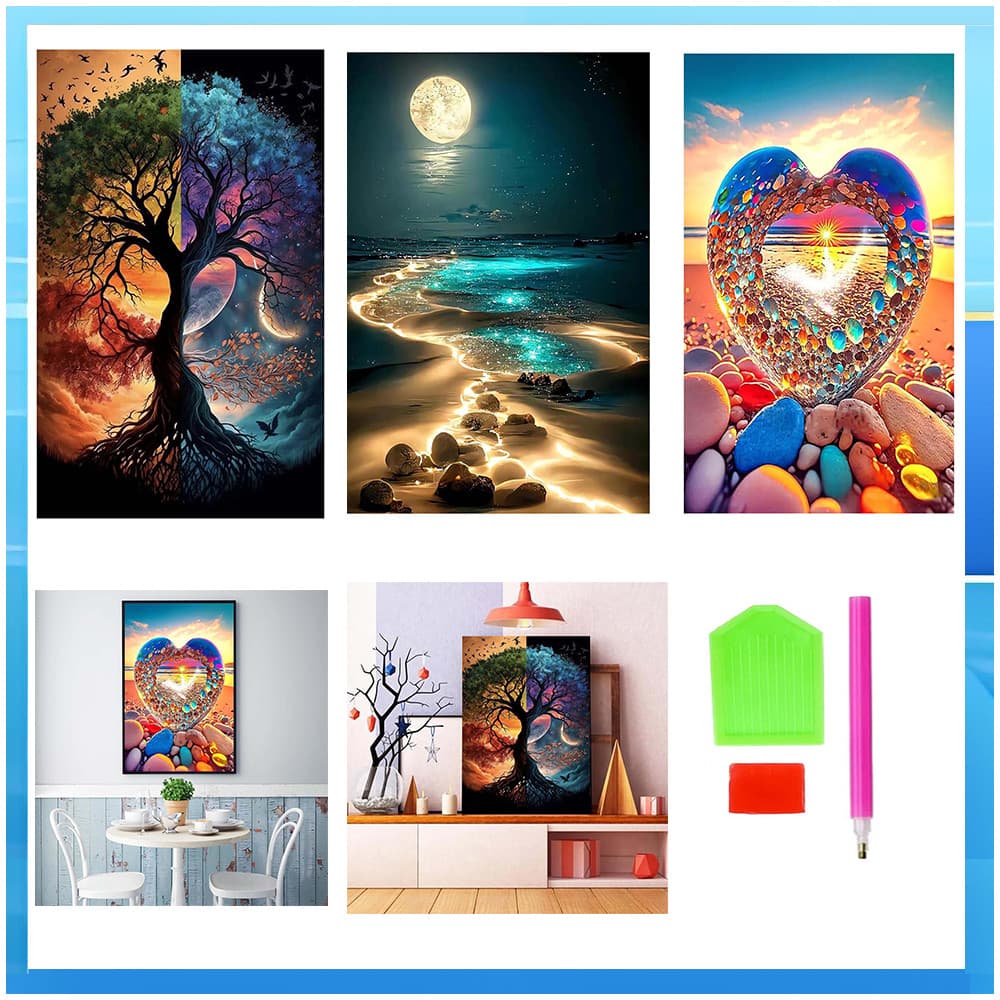 Conjunto de pintura diamante estilo adulto 30x40cm padrão opcional 5D artesanato arte adequada para criação DIY