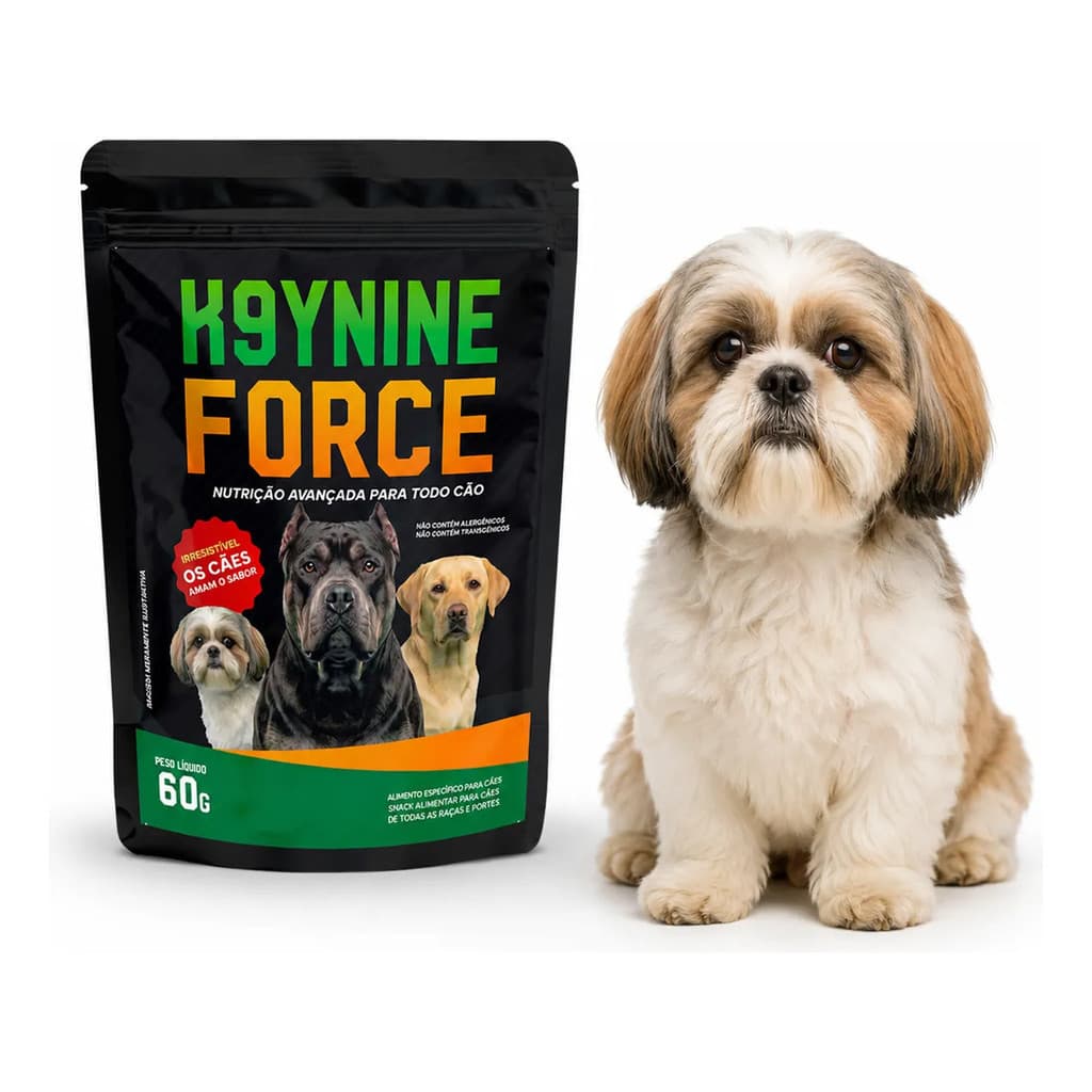 Snack Dentes Saudáveis K9ynine Force Cães 60g
