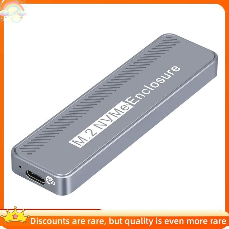 Novo Gabinete NVME M . 2 USB3.2 20 Gbps Para 2230/2242/2260/2280 SSD Key Caixa Externa