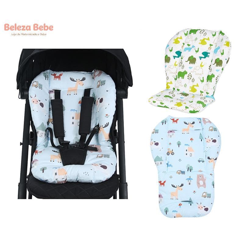 Belaeza Bebe Bebê Crianças Cadeira Alta Almofada Esteira Reforço Assentos De Alimentação Almofadas Carrinho Algodão BR