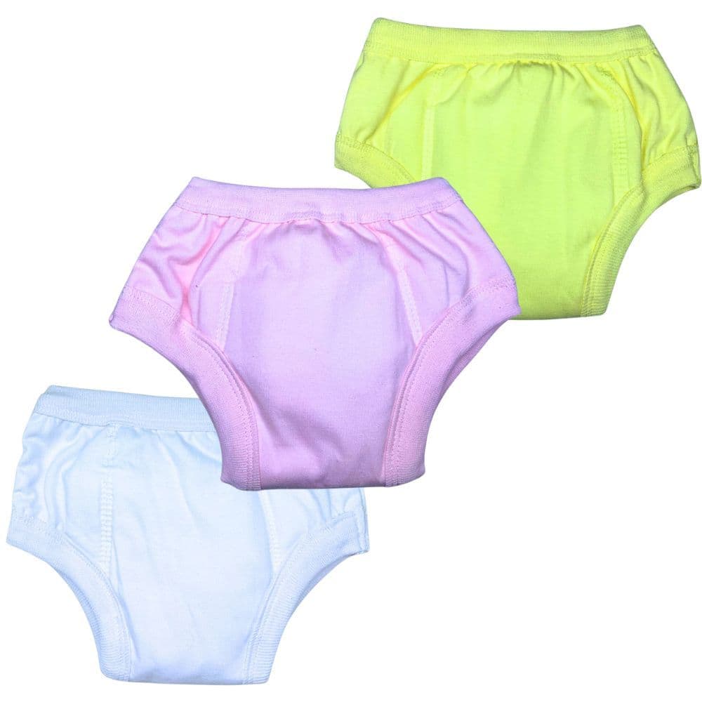 Kit 3 Calcinhas Treinamento Desfralde Bebê Infantil Algodão