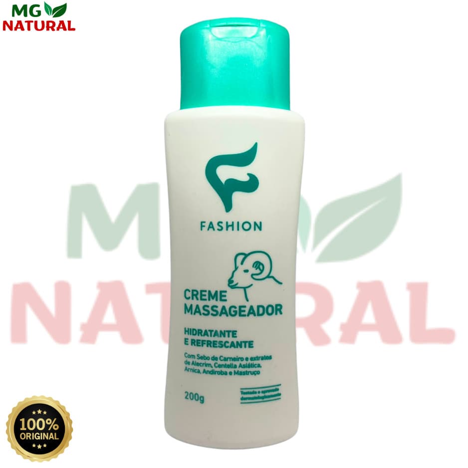 6 Un Creme Massageador Hidratante e Refrescante Fashion 200g | Hidratante Corporal | Envio Rápido