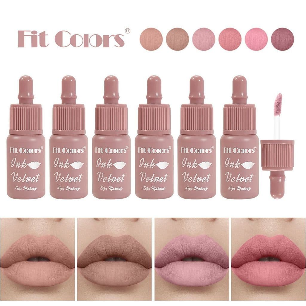 ❤❤ Nude Matte Velvet Baby Bottle Lip Glaze Matte Surface Nude Batom Batom Líquido Arejado Maquiagem ❤2026.08.22❤