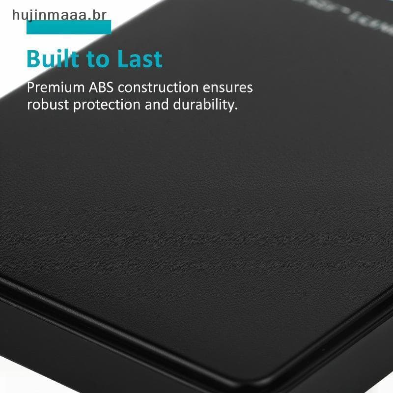 huj Qualidade 2.5 Polegada USB2.0 SATA HDD SSD Gabinete Externo Caso Para Portátil Armazenamento Adequado br