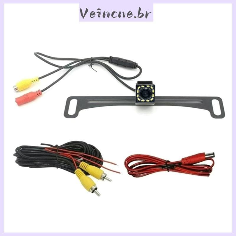 Suporte Para Câmera De Visão Traseira De Carro VEI Kit De Montagem Em Painel De Metal Placa De Licença