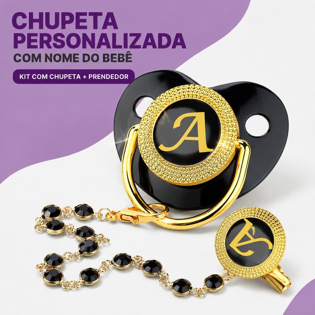 Chupeta para bebê com clipe, adequada para bebês recém-nascidos de 6 a 12 meses&123