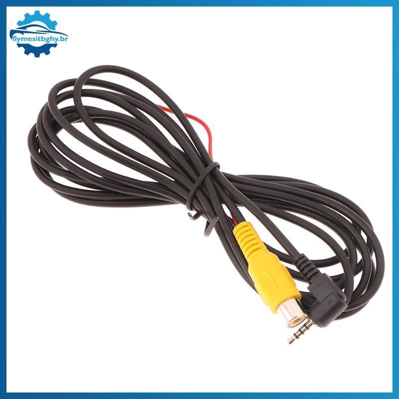 flym 1Pc Cabo De Vídeo Para Navegador GPS RCA 2.5mm AV Conversor Visão Traseira Do Carro Câmera Estacionamento Reversa D