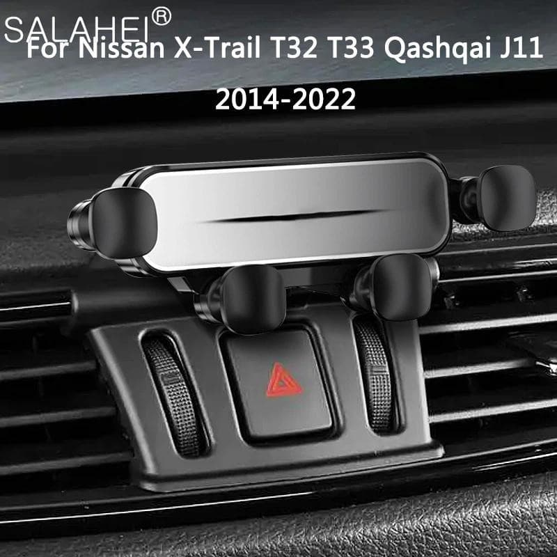 Suporte Do Telefone Móvel Carro Para Nissan Qashqai J11 2016-2022 X-Trail T33 2022 + T32 2014-2021 Ventilação De Ar GPS 
