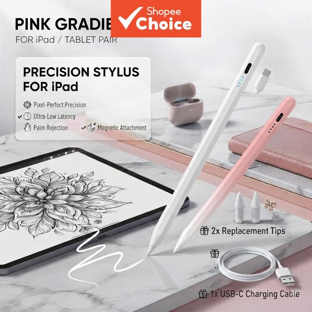 Caneta Stylus de ponta fina portátil caneta universal para iPad Android Tablet Phone caneta de desenho de escrita