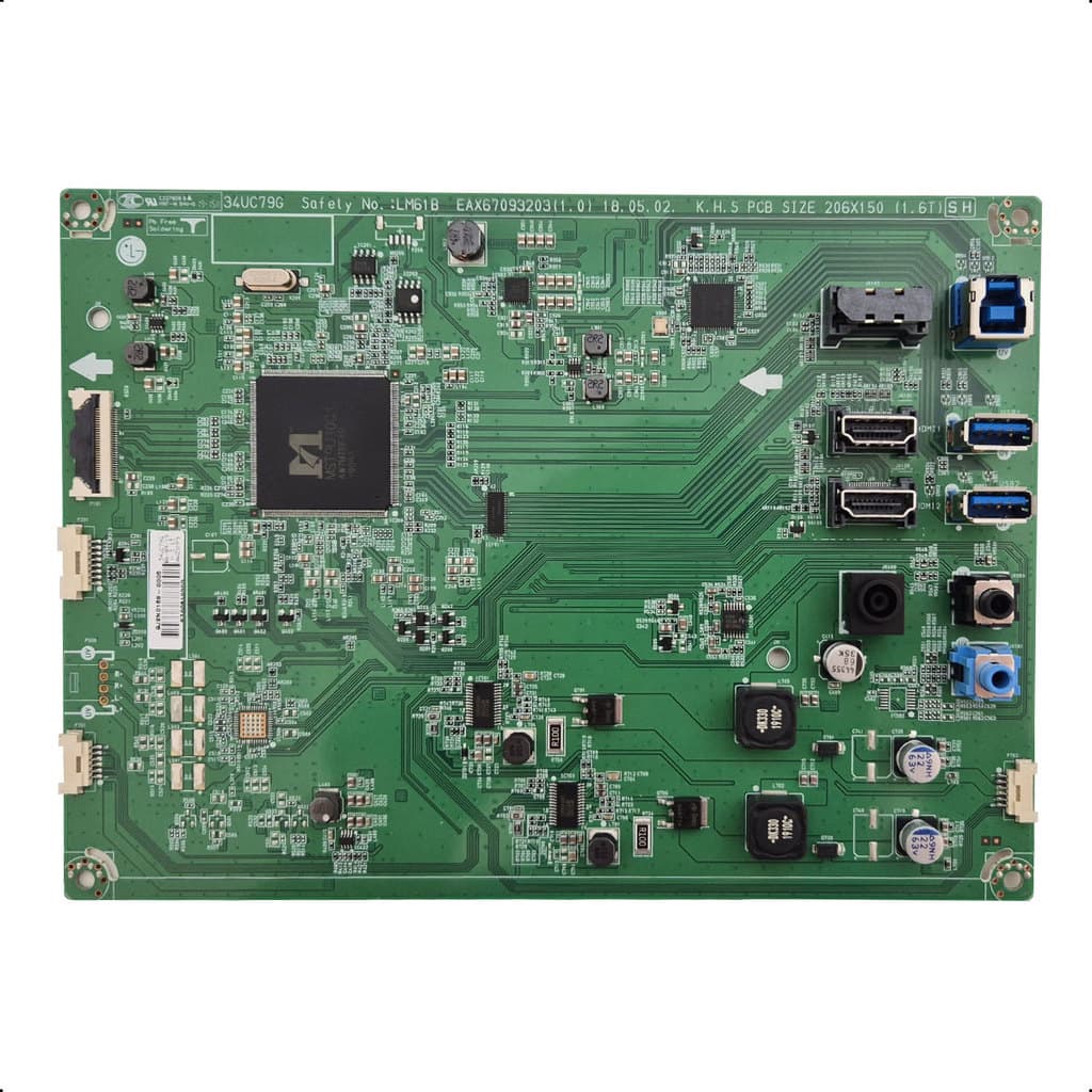 Placa Monitor Gamer Widescreen LG 34uc79g Nova