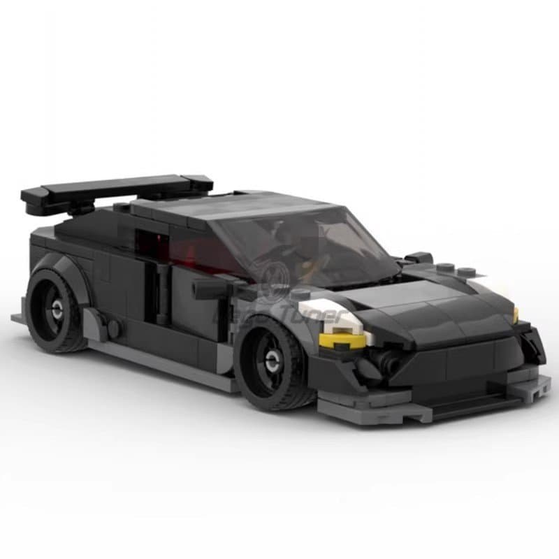 Os blocos de montar MOC são compatíveis com o LEGO 95519, modelo de carro de corrida Tesla Model 3, quebra-cabeça de car