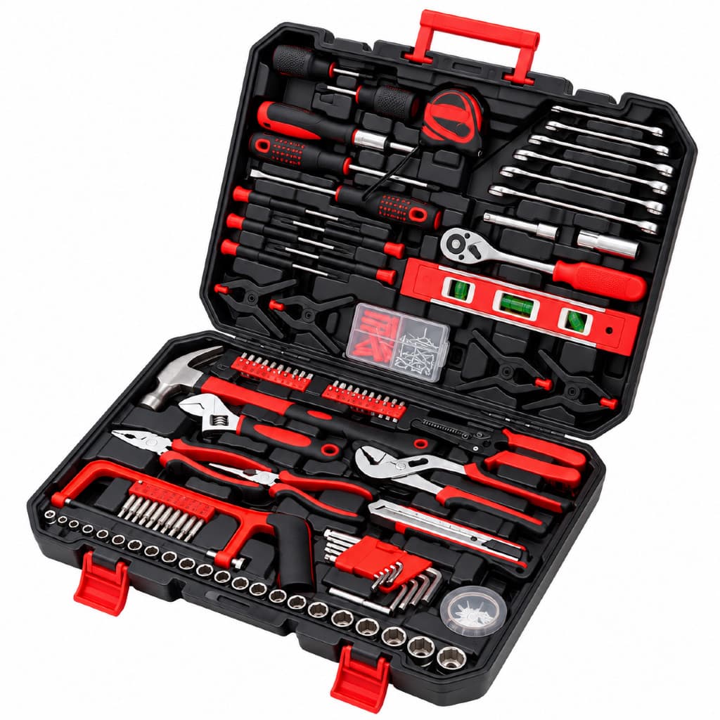 Kit Ferramentas 157 Peças Completo Com Maleta Reforçada