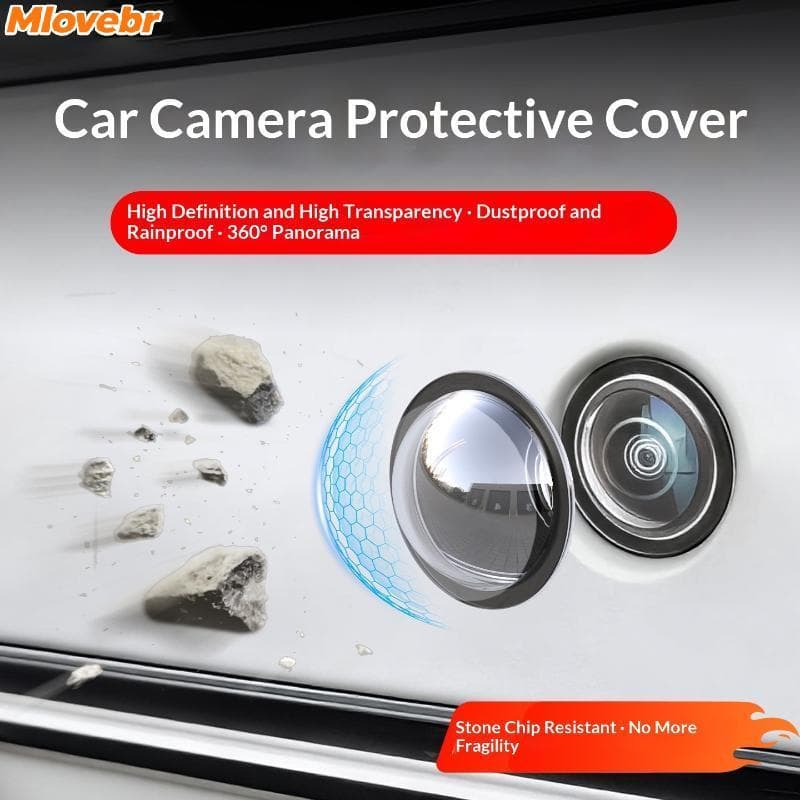 MOVE Protetor Universal De Lente De Câmera Para Carro , 2 Peças , Visão Traseira , Capa À Prova D'água Dirigir , Estacio