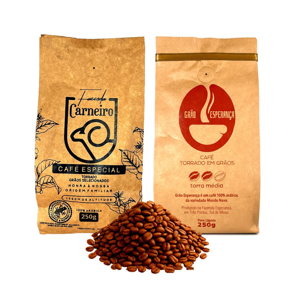 Kit Café Especial + Gourmet Sul Mineiro 2x 250g Em Grãos