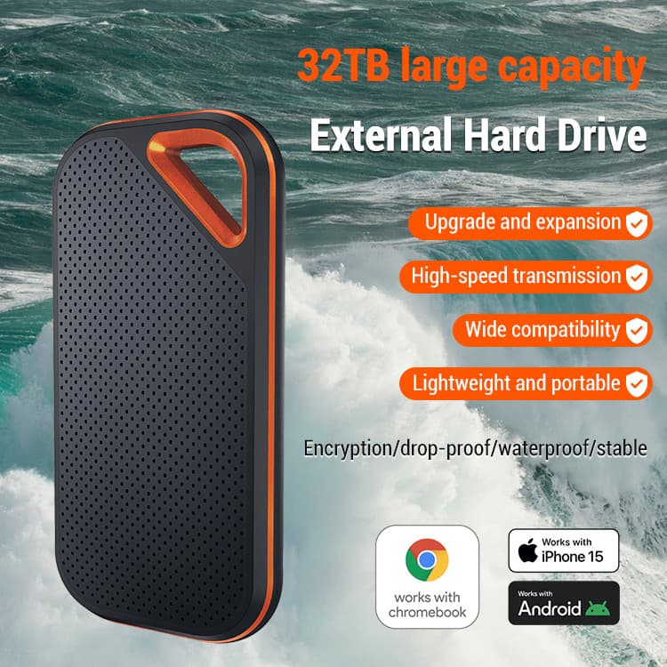 [Armazenamento de 32TB] [Para Backup de Dados] Disco Rígido Portátil/HD Externo/SSD/Expansão de Memória