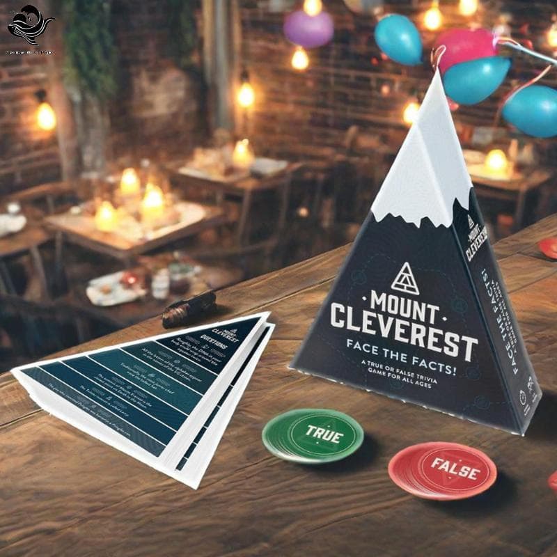 PFG A Montanha Mais Inteligente Verdadeiro Ou Falso Trivia Jogo Divertido Adultos E Crianças De Cartas De Família Jogos 