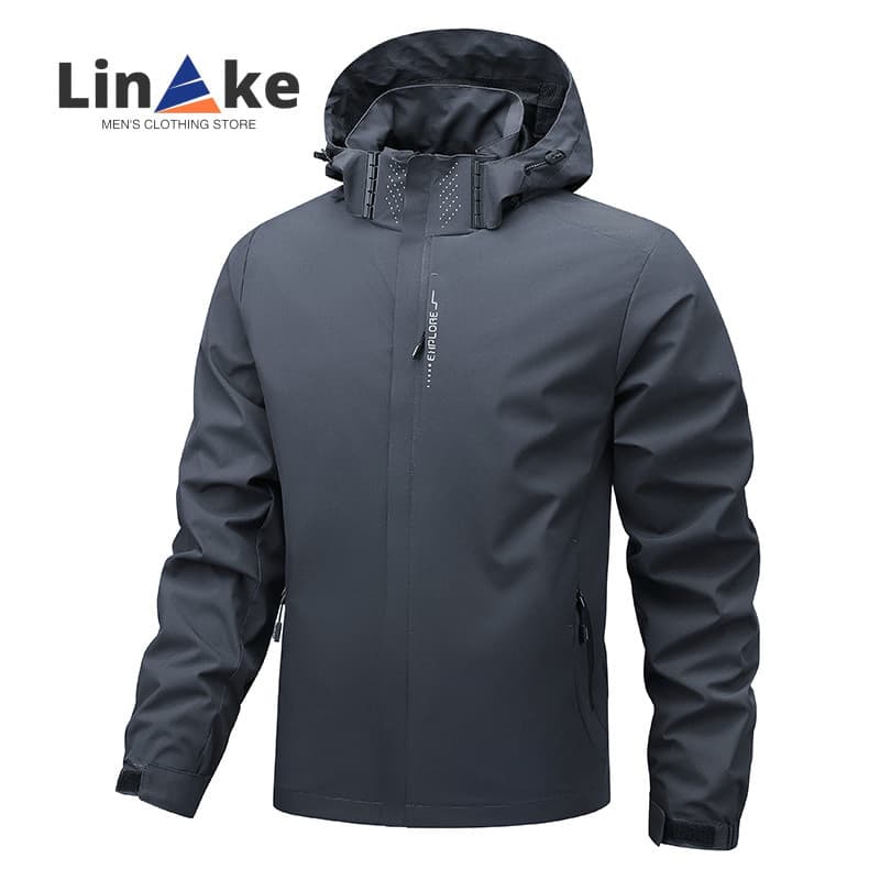 2026 novo estilo jaqueta masculina jaqueta masculina jaqueta superior ao ar livre à prova de vento à prova dwindproof ág