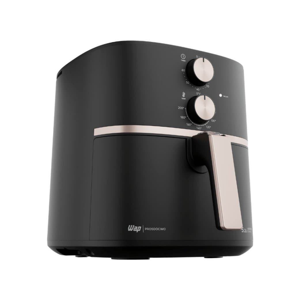 Fritadeira Elétrica WAP Grand Family 5,2L Cozinha Sem Óleo