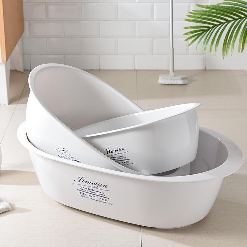 Banheira grande espessada de plástico para bebês, lavatório para bebês recém-nascidos, maca para gatos, banheira para an