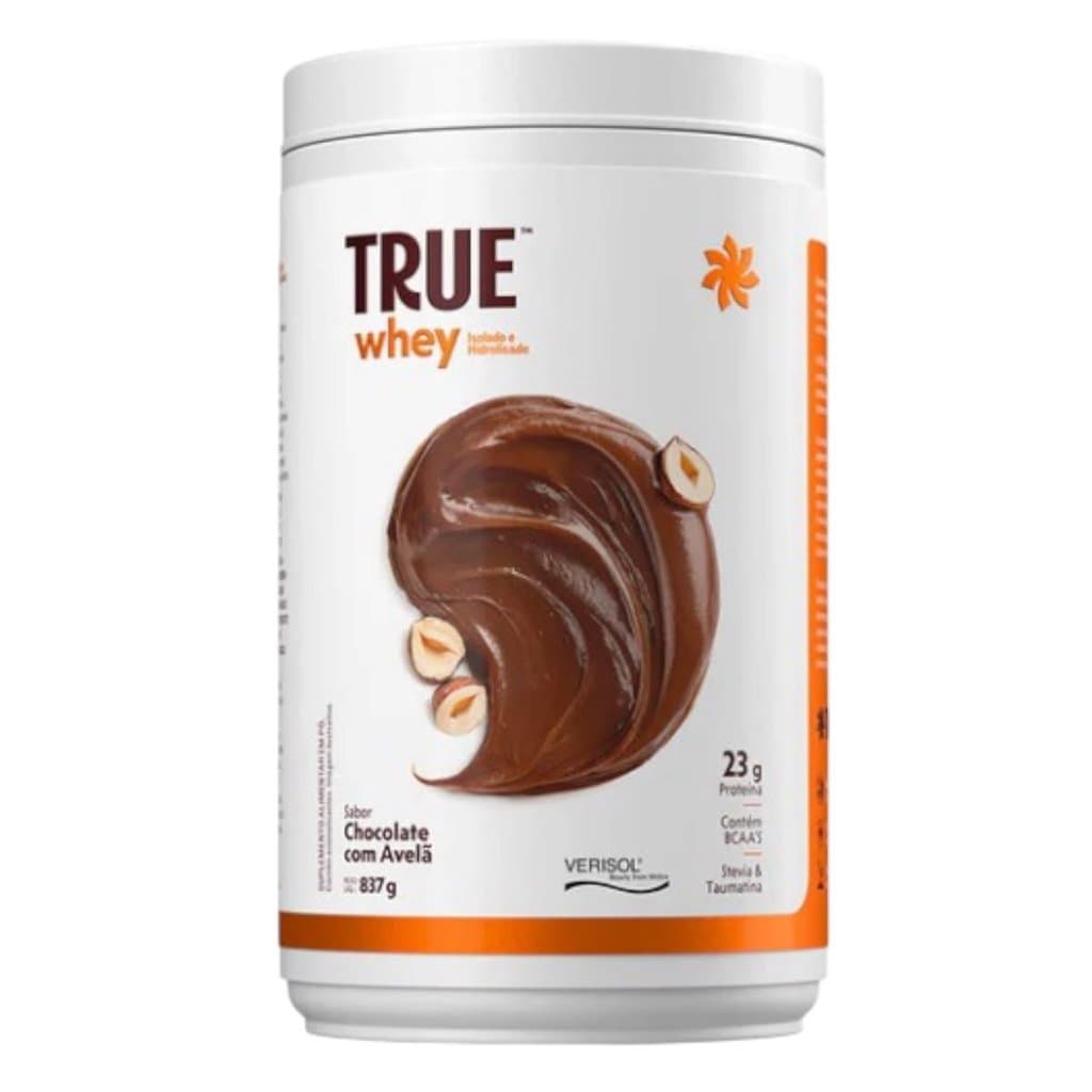 True Whey Protein Isolado e Hidrolisado Chocolate com Avelã 837g True Source