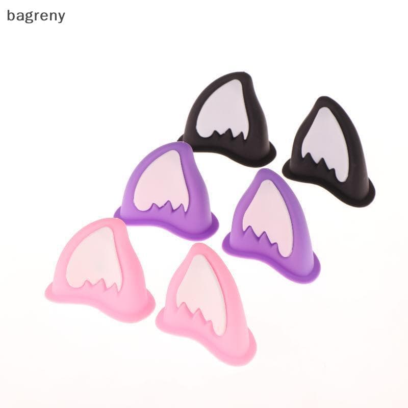 [bagreny] Capacete De Motocicleta Decorações De Orelha De Gato Acessório Para Scooter Bicicleta Adesivo Moto Skate Cicli