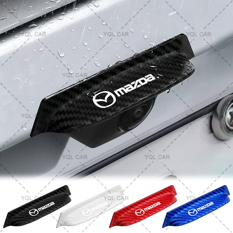 1/2 Pçs Câmera De Ré Do Carro Sombra Chuva Proteção Da Traseira Para Mazda 2 3 5 6 2017 CX-4-5-7-8-9-3