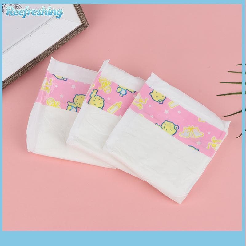 Calças De Fraldas Refrescantes Com 3 Peças , Acessórios Para Bonecas Presente , Brinquedos Infantis DIY BR
