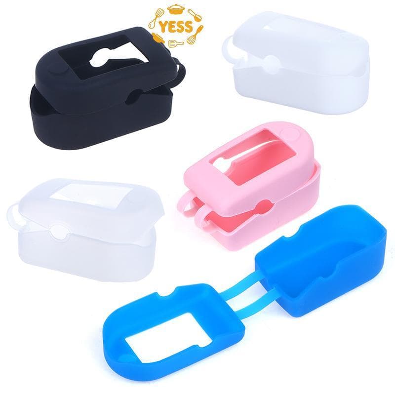 YESS Saco De Armazenamento De Silicone Clipe De Dedo Oxímetro Caso Protetor Médico Suporte Pulso Braet Quente