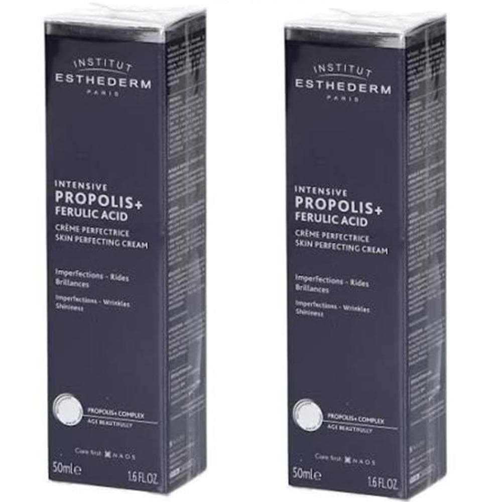 Kit Creme Facial Anti-Idade Esthederm Intensive Propolis + Ferulic Acid Com 2 Unidades De 50ml Cada
