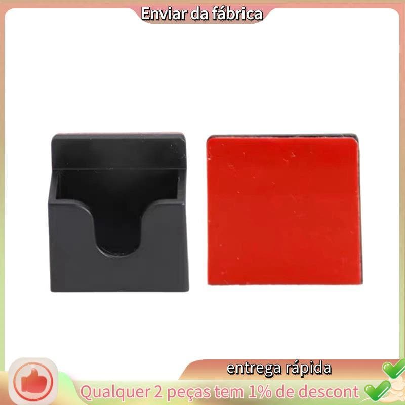 Adesivo Traseiro Universal Suporte De Rádio Do Carro Montagem Na Parede Microfone Cabide Portátil