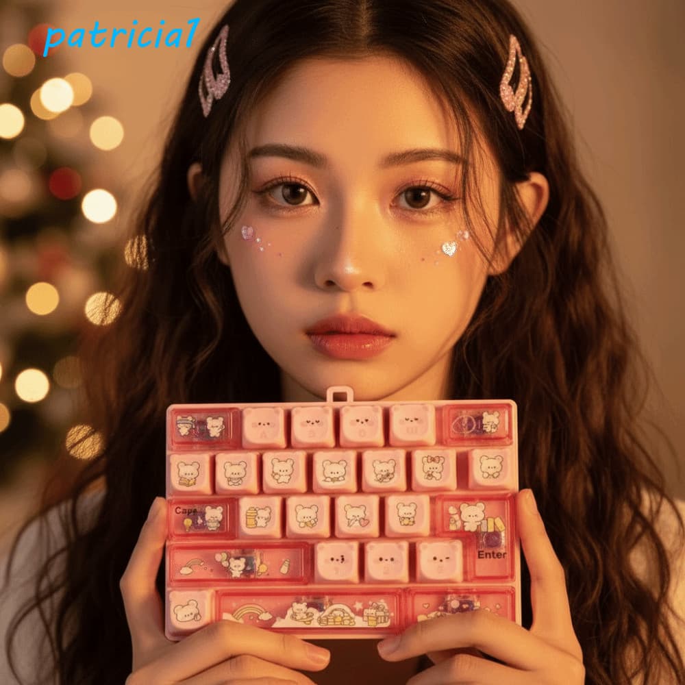 PATRICIA1 Teclado Fidget Toy , Tamanho Compacto 26 Teclas Mecânicas Mini Mecânico , Leve