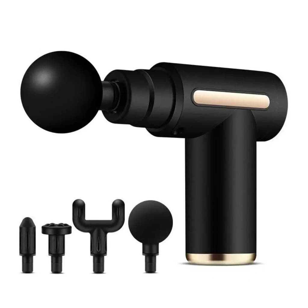 Pistola Massageadora Elétrica Muscular Profissional 20 Velocidades Massageador Corporal Bateria Recarregável