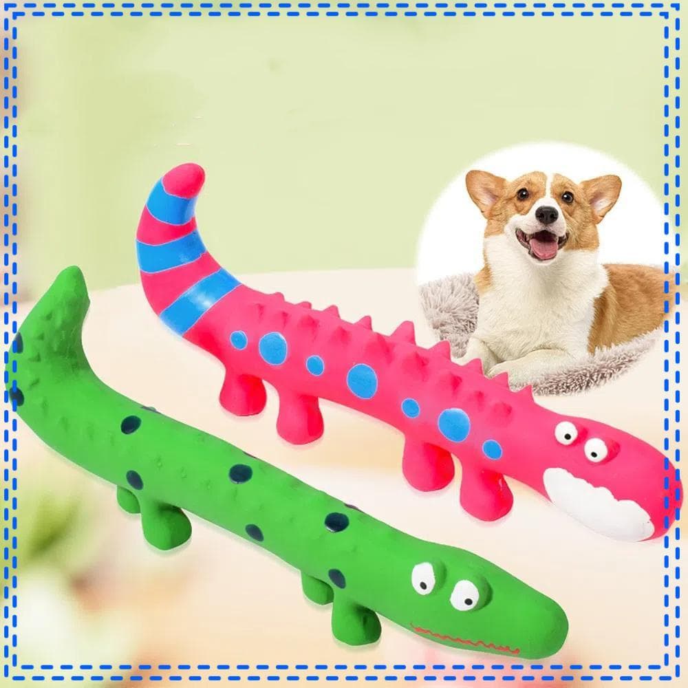 Brinquedos Para Animais De Estimação , Brinquedo De Mastigar Cachorro Lagarto De Dentes De Moagem Interativo De