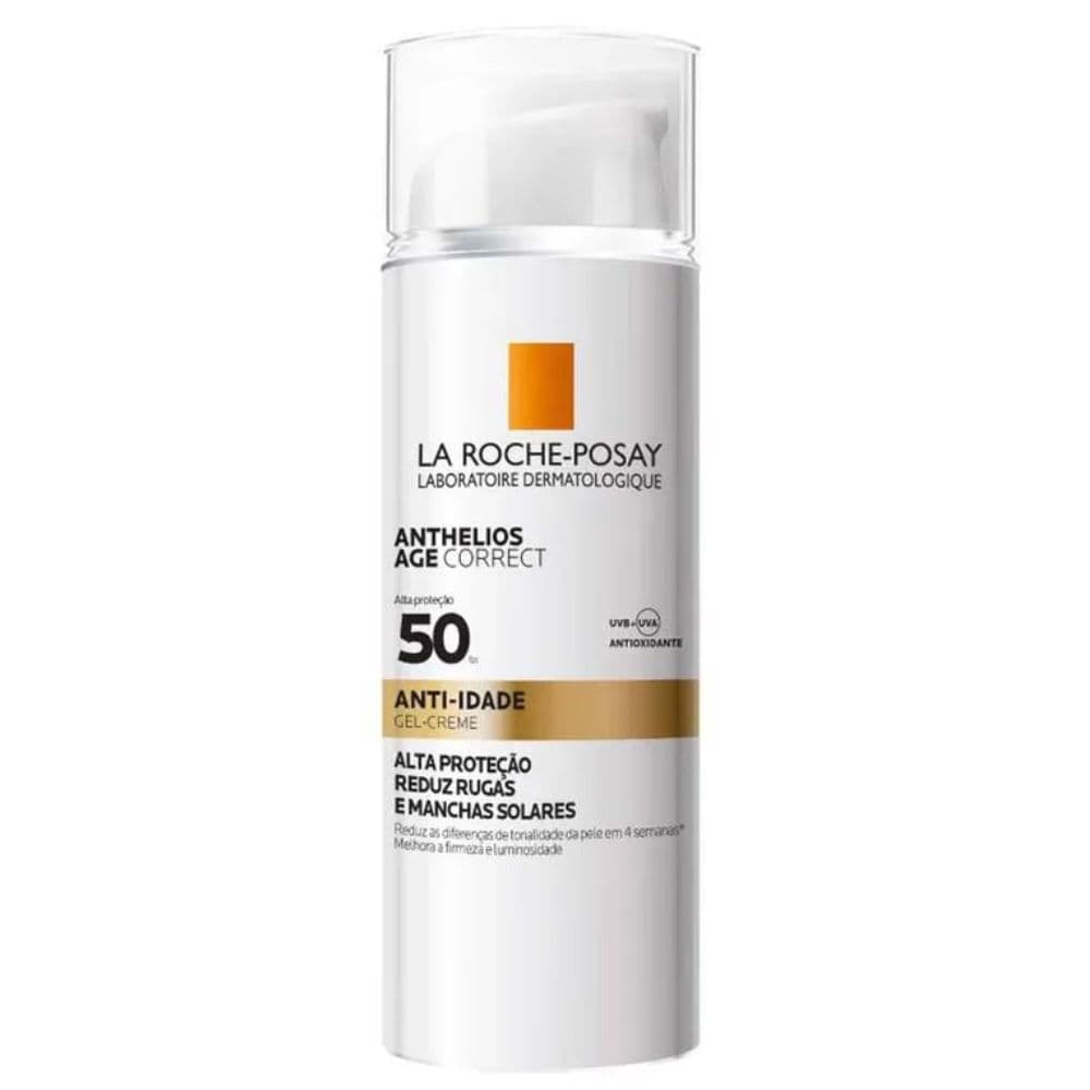 Protetor Solar Facial Anti-Idade La Roche-Posay Anthelios Age Correct  sem cor FPS 50 50g