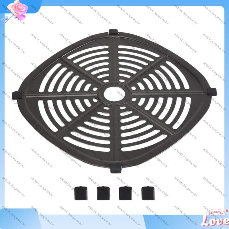 [Quick A] Bandeja Mais Nítida Para Fritadeira De Ar Dash 2.6QT-Digital Crisp Com Pés De Borracha 21 Cm