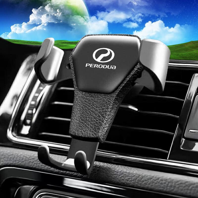 Suporte de Celular para Carro, Encaixe na Saída de Ar Horizontal, Suporte de Navegação por Gravidade para Perodua Myvi B