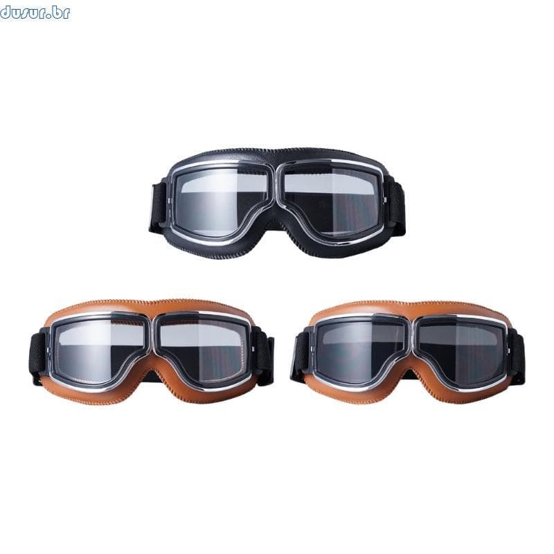 dusur9 Óculos Vintage Para Capacete De Moto , Acessórios Motocicleta , Fáceis De Usar