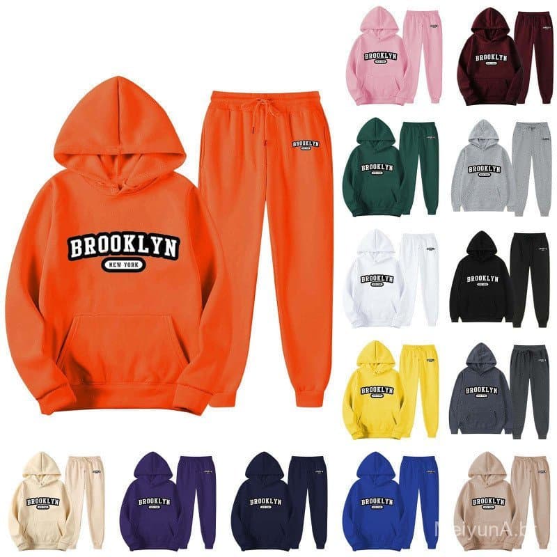 Conjunto de roupas masculinas, moletom de pulôver para comércio exterior, conjunto esportivo, conjunto de moletom, molet
