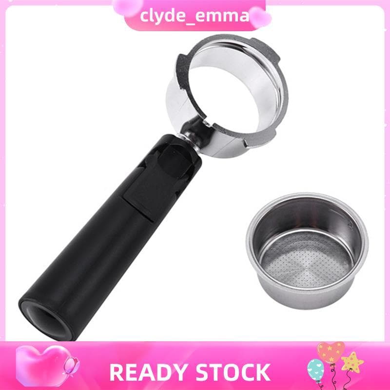 Portafilter De Café Sem Fundo De Aço Inoxidável De 51 Mm Para Acessório Profissional De Cafeteira Expresso