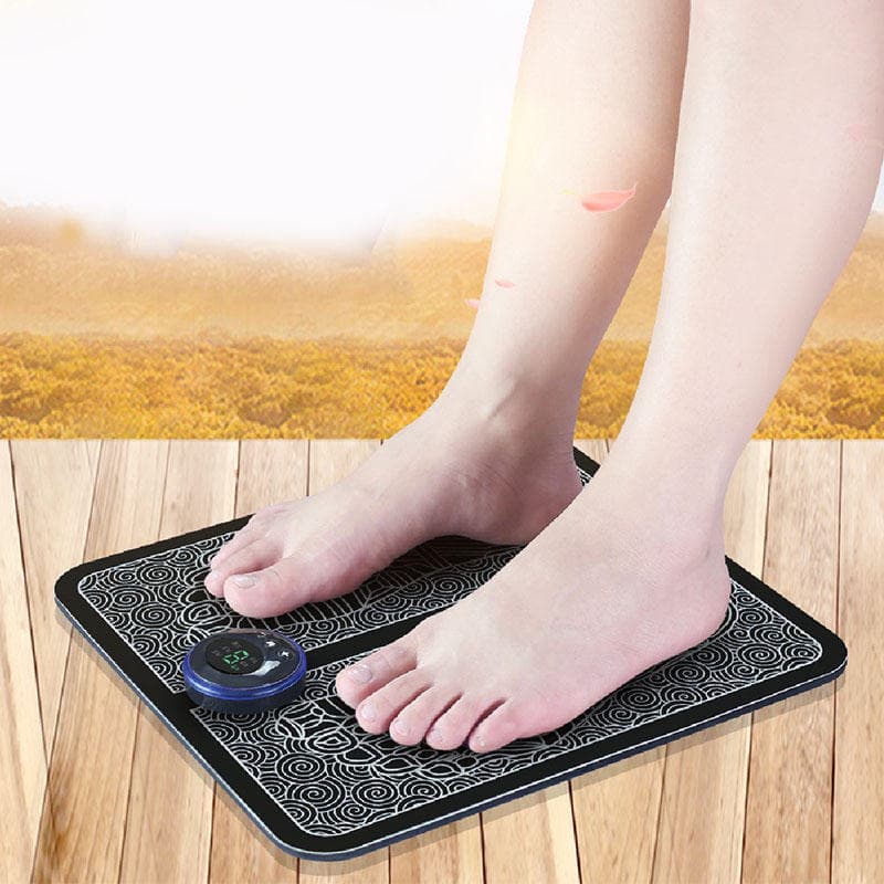 Massageador de Pés EMS TENS Elétrico Tapete Estimulador Muscular Maquinas