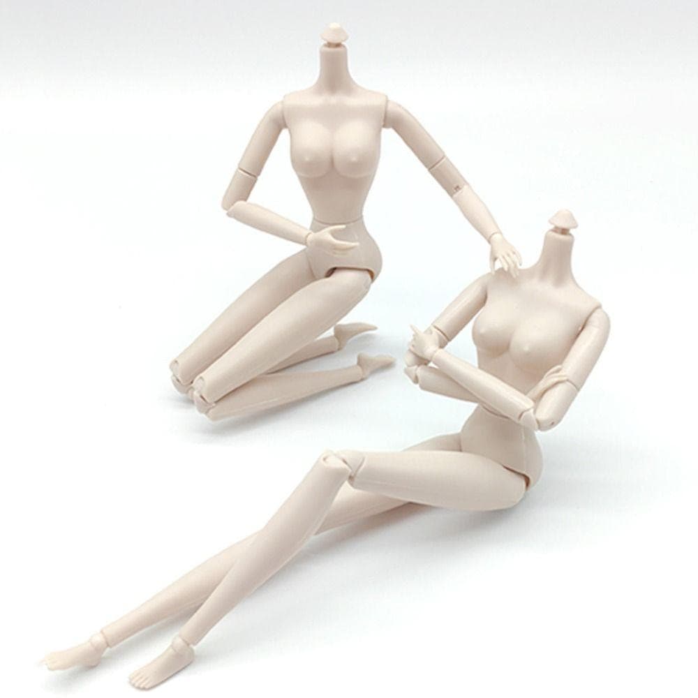 Bonecas BJD Nuas Articuladas Altas , Boneca 1/6 Sólida , Pele Branca , Brinquedos De Nude , 28 Articulações Super Modelo