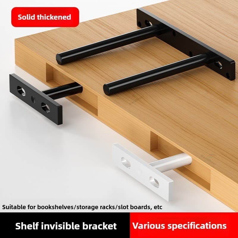 Prateleira De Montagem Na Parede Armazenamento Flutuante Invisível Suportes De Aço Laminados A Frio Móveis De Suporte Oc