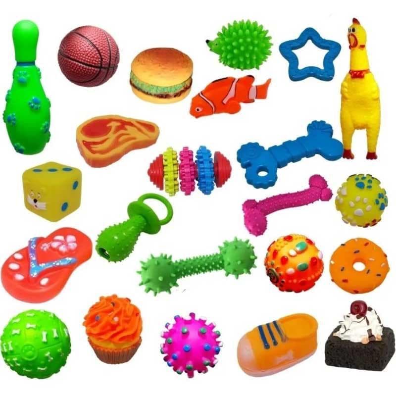 Kit Mordedor Brinquedo Pet Mordedor Para Cachorro Brinquedos de Borracha Para Cães