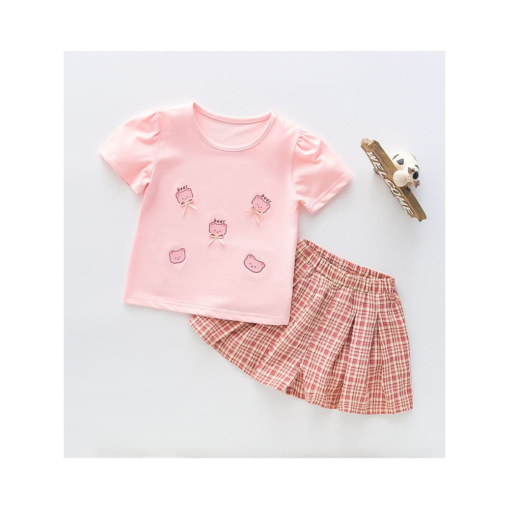 Um ano de idade menina 2 bebê roupas de verão roupas da menina do bebê terno de verão manga curta 3 moda elegante 2024 n
