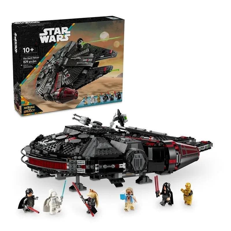 Compatível com a série LEGO Star Wars 75389 Dark Millennium Falcon, blocos de montar, brinquedo educativo para crianças.