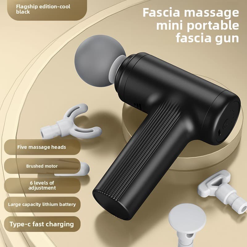 Multifuncional Mini Fáscia Arma Massageador Sem Fio Portátil Multi-Velocidade Vibração Relaxamento Muscular Elétrico