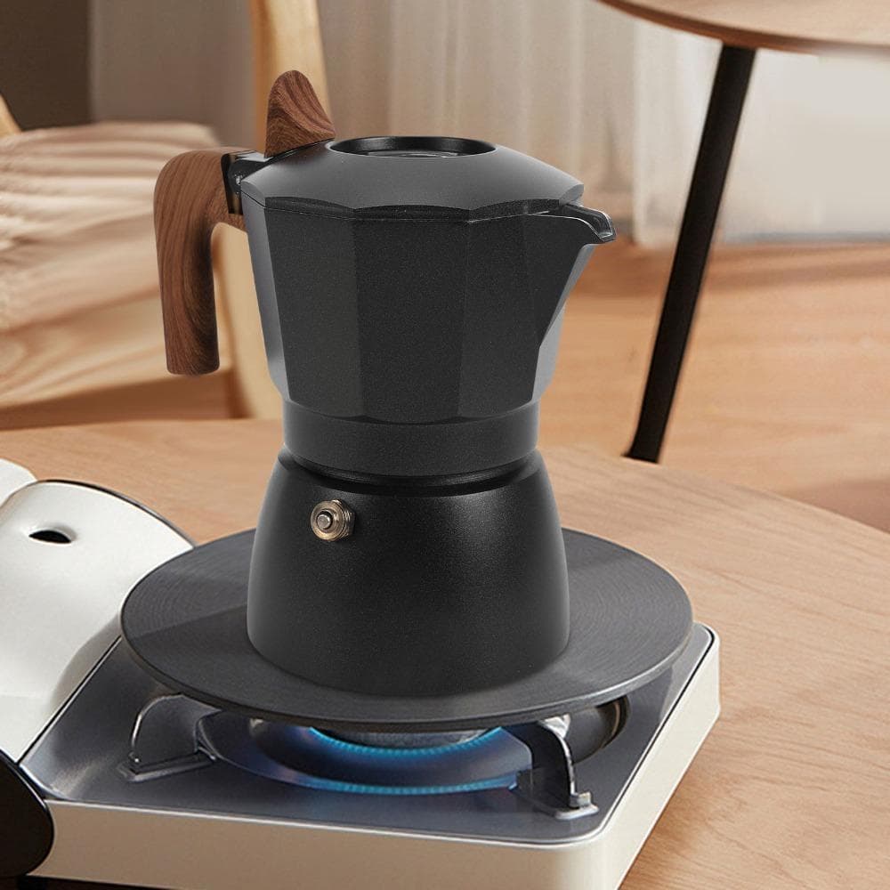Máquina De Café Expresso Com Fogão , Liga De Alumínio , 100ml , Volume , Cafeteira Moka Capacidade De 2 Xícaras